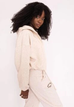 Elite - Sweater Met Rits - Ecru Melange -Tamaris Verkoopwinkel 08419baa2fef432891c5591df0d61228