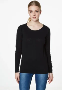 Vero Moda Vmcare Structure Ls O-Neck Ga Noos - Trui - Black