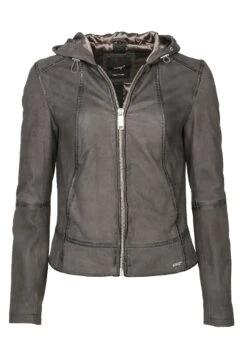 Maze Donie - Leren Jas - Anthracite