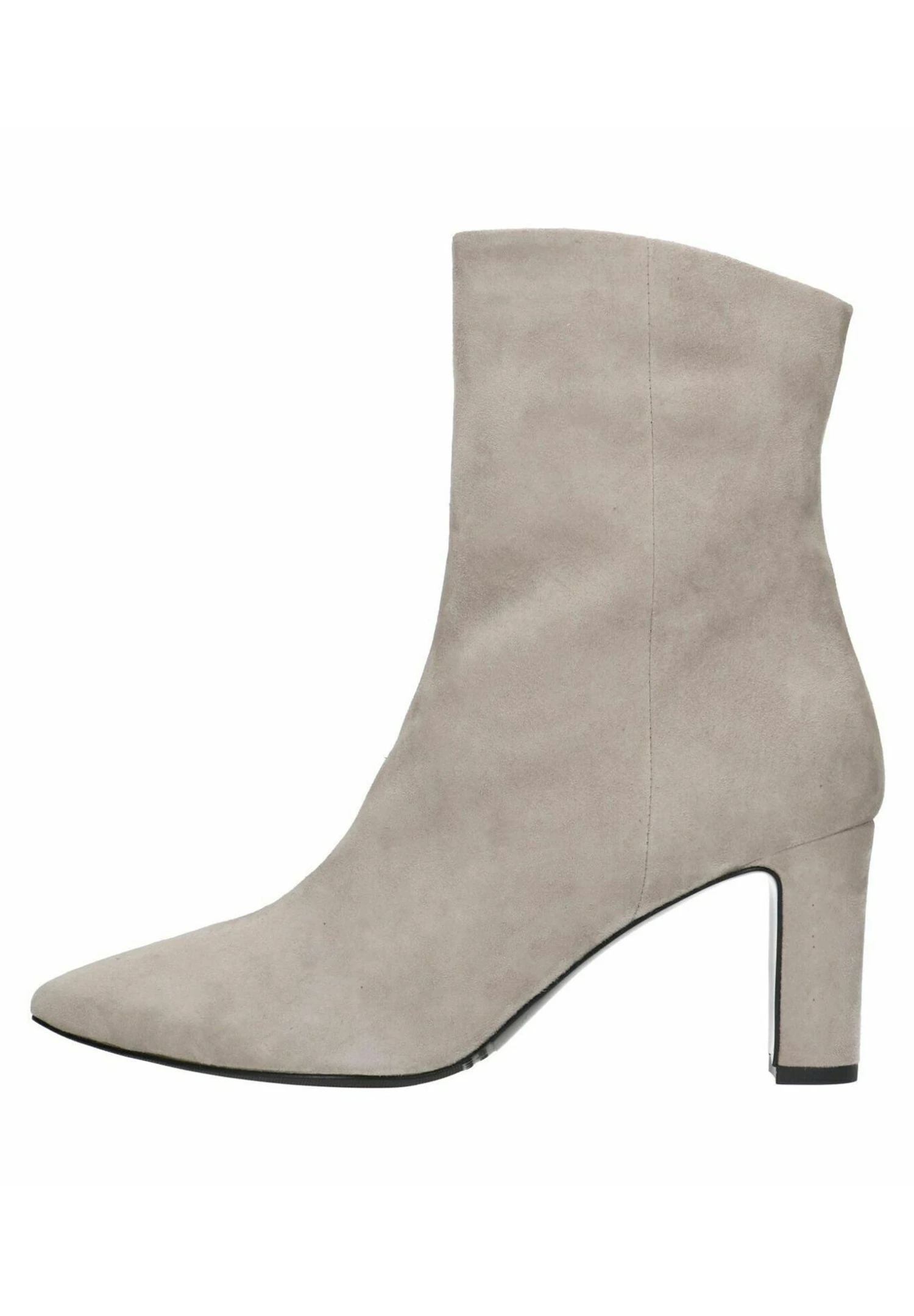 Mit Absatz - Korte Laarzen - Taupe 1 Mit Absatz - Korte Laarzen - Taupe