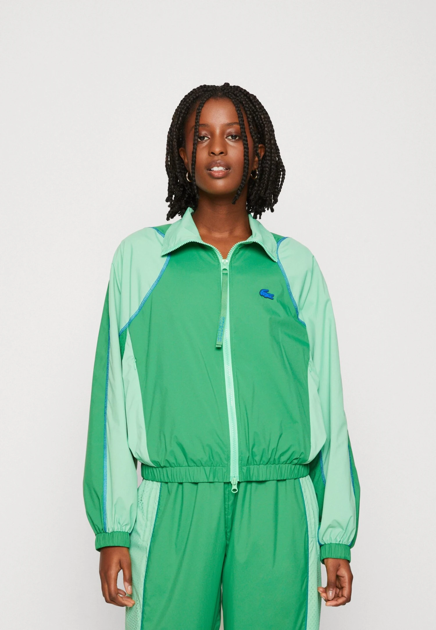 Lacoste Retro Windbreaker - Lichte Jas - Liamone/Tarragon 1 Lacoste Retro Windbreaker - Lichte Jas - Liamone/Tarragon