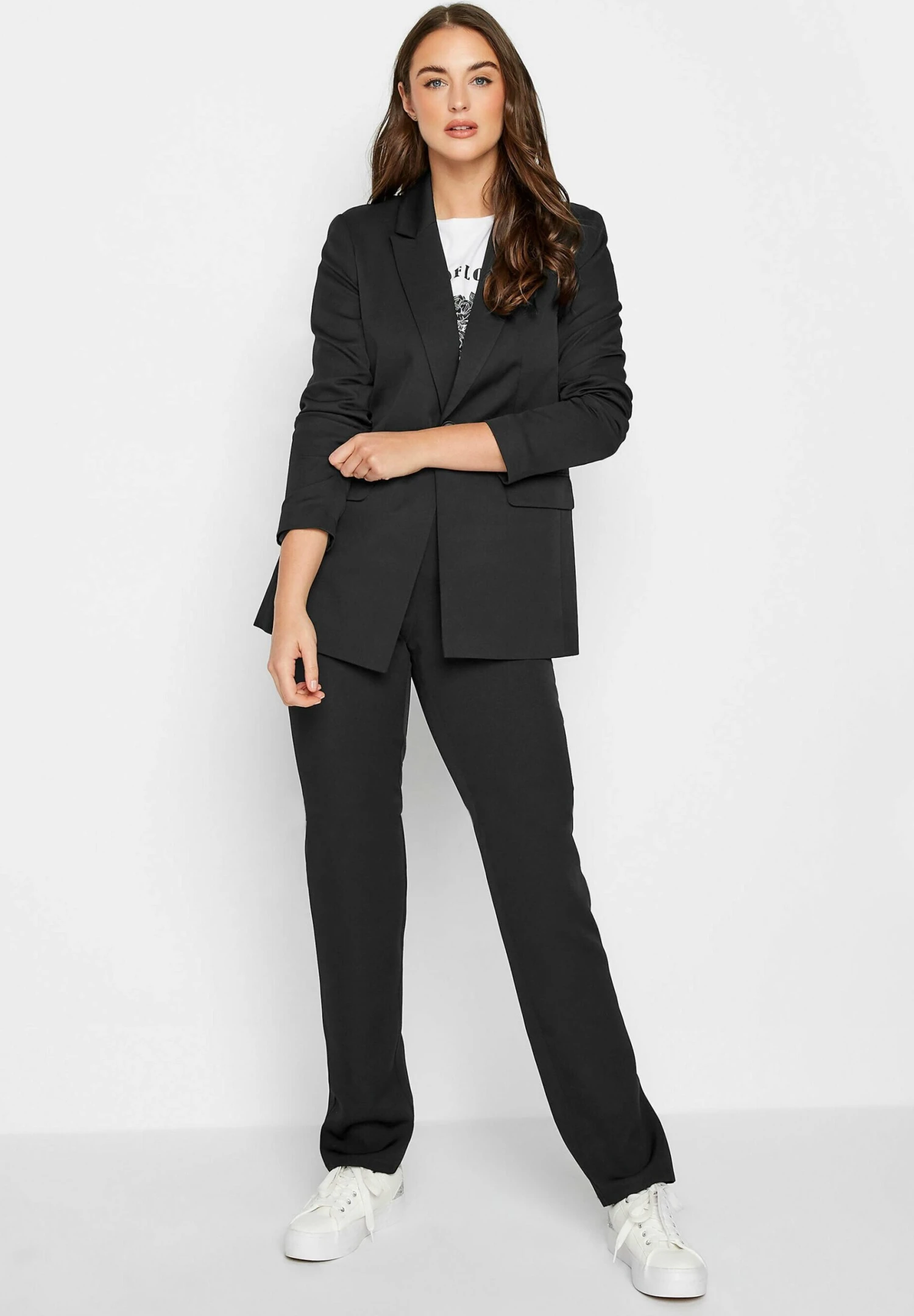 Scuba Crepe- Blazer - Black 2 Scuba Crepe- Blazer - Black - Afbeelding 2
