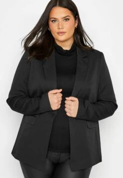 Scuba Crepe- Blazer - Black
