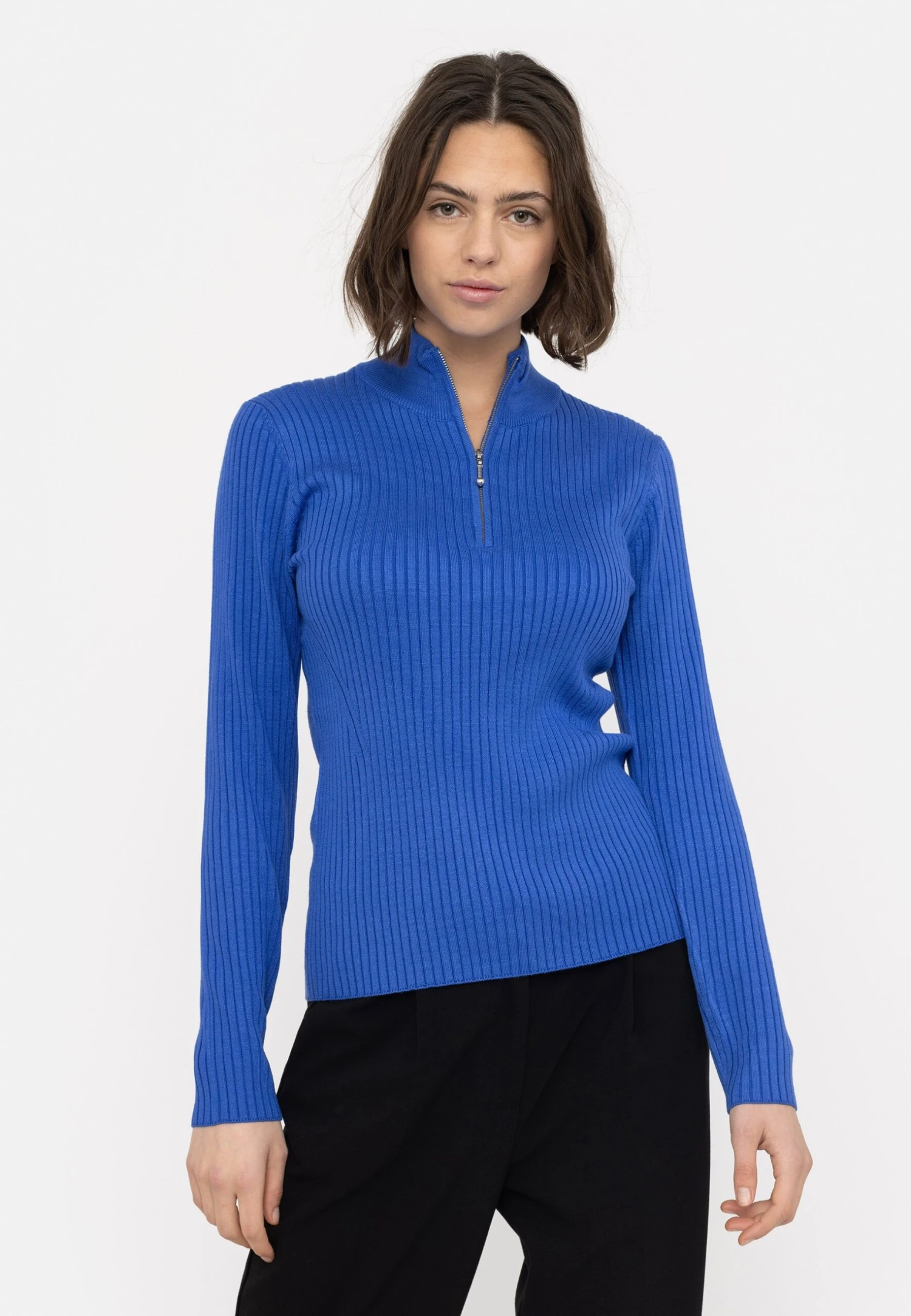 Soft Rebels Srgolda- Trui - Amparo Blue 1 Soft Rebels Srgolda- Trui - Amparo Blue