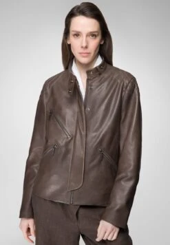 Silvie - Leren Jas - Brown
