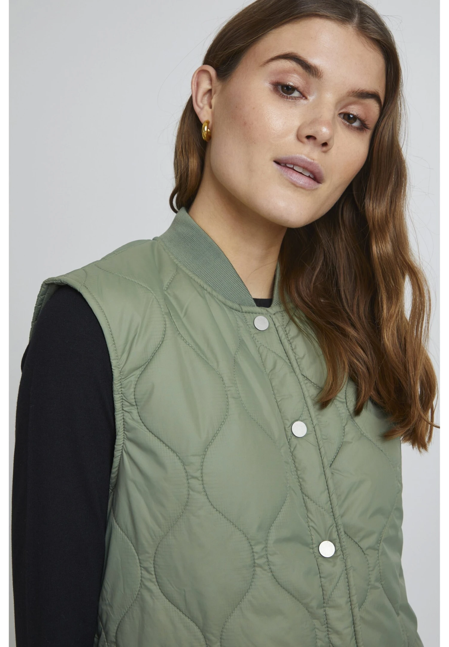 B.young Bycanna Waistcoat- Bodywarmer - Hedge Green 5 B.young Bycanna Waistcoat- Bodywarmer - Hedge Green - Afbeelding 5