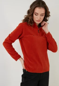 LELA Slim Fit - Fleece Trui - Orange -Tamaris Verkoopwinkel 18e709a1f05642bba6330542a888ab81