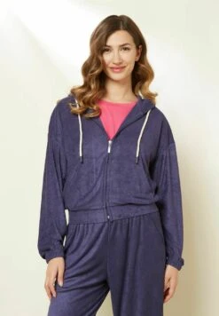Yamamay Sweater Met Rits - Blu Navy