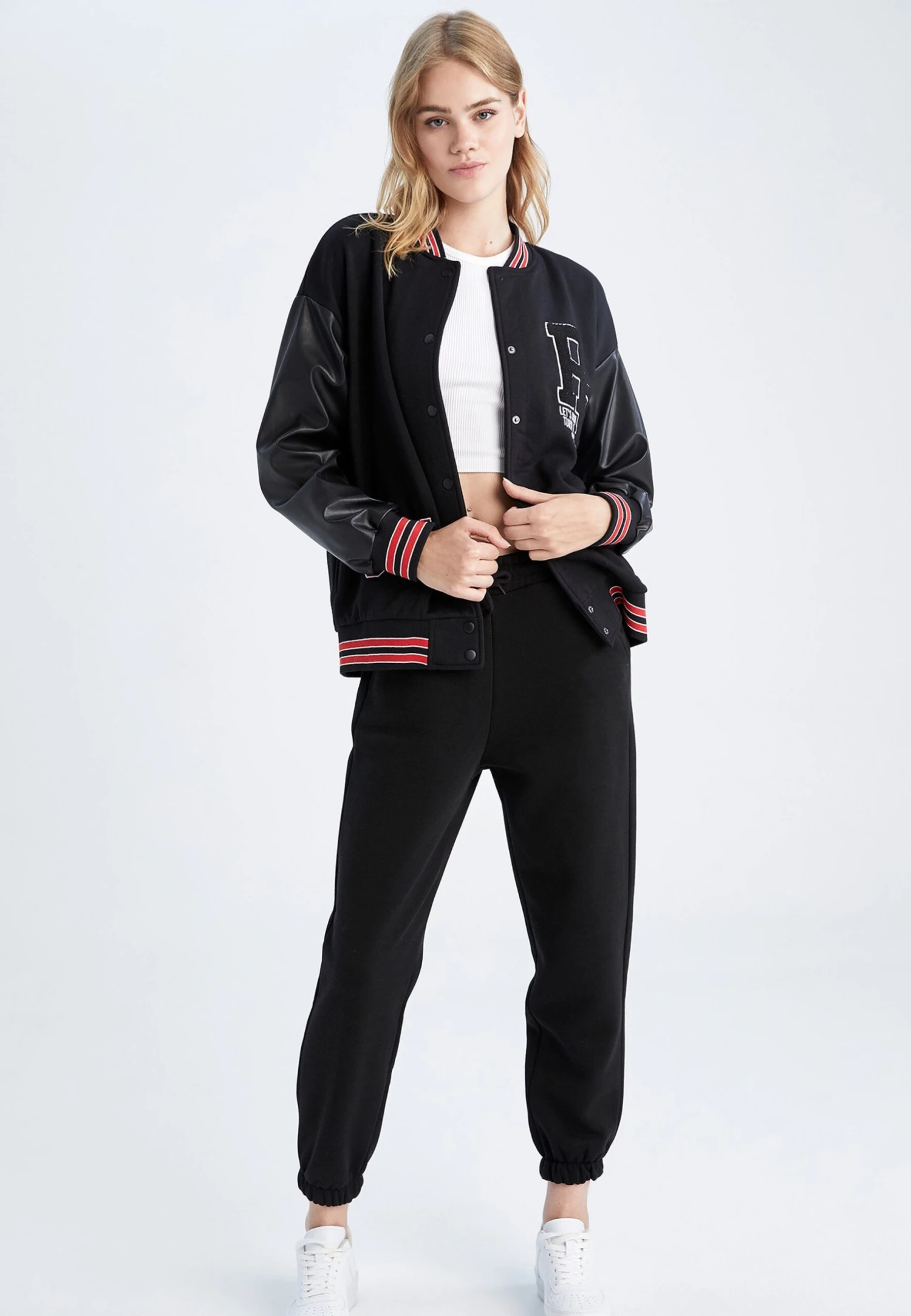 DeFacto Bomberjacks - Black 2 DeFacto Bomberjacks - Black - Afbeelding 2