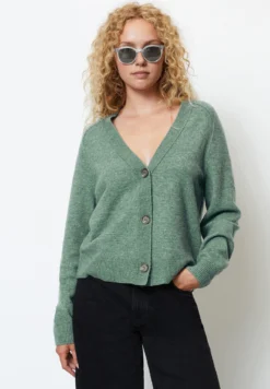 Marc O'Polo DENIM Relaxed - Vest - Green Bamboo