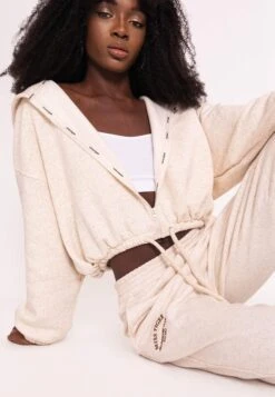 Elite - Sweater Met Rits - Ecru Melange -Tamaris Verkoopwinkel 1e0857fa8f57478a970f7e7790eb10f5