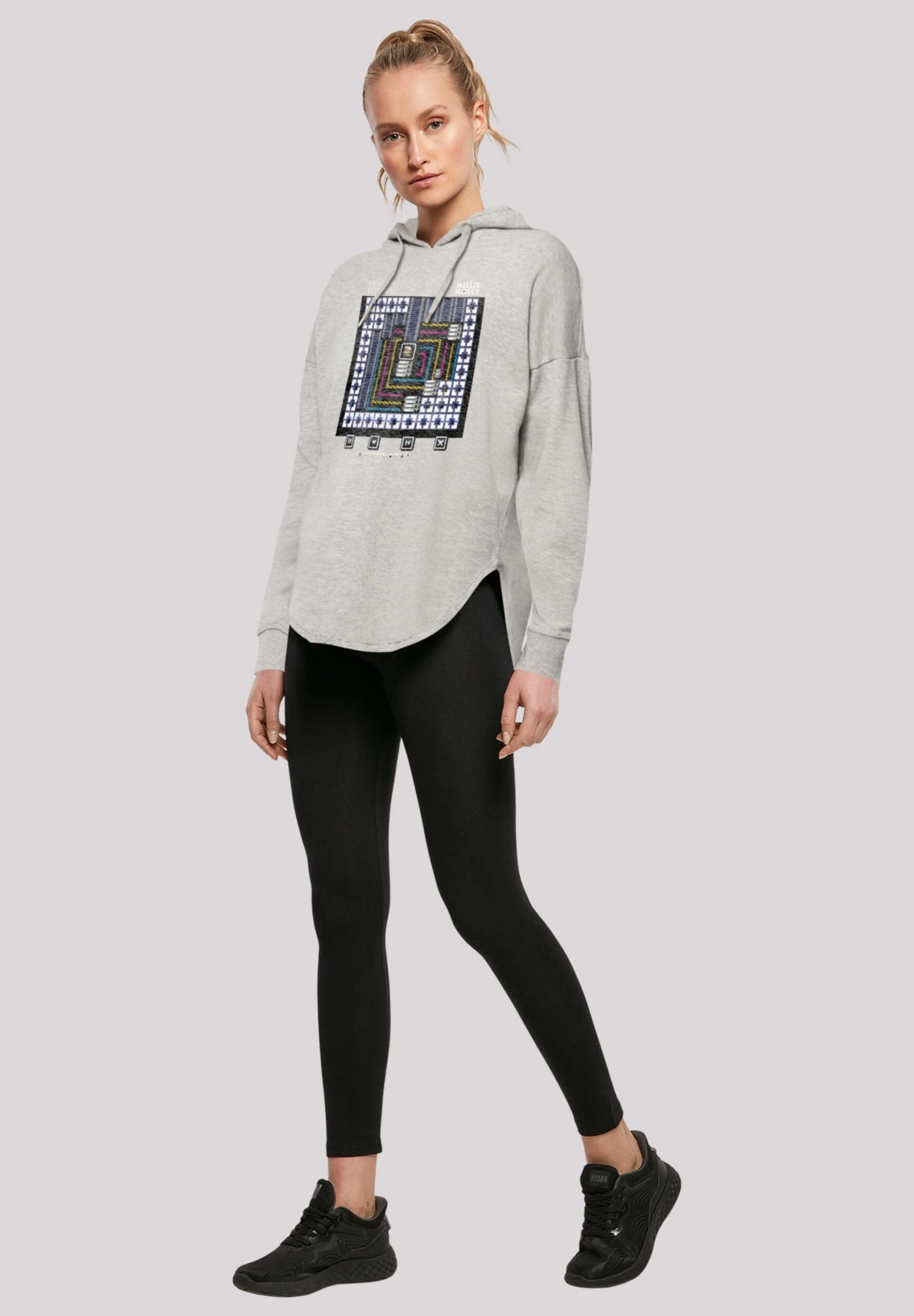 F4NT4STIC Retro Gaming Level 45 - Hoodie - Grey 2 F4NT4STIC Retro Gaming Level 45 - Hoodie - Grey - Afbeelding 2