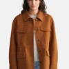 Gant Handstitched Utility Jacket - Jas - Cinnamon Brown