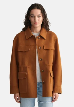 Gant Handstitched Utility Jacket - Jas - Cinnamon Brown