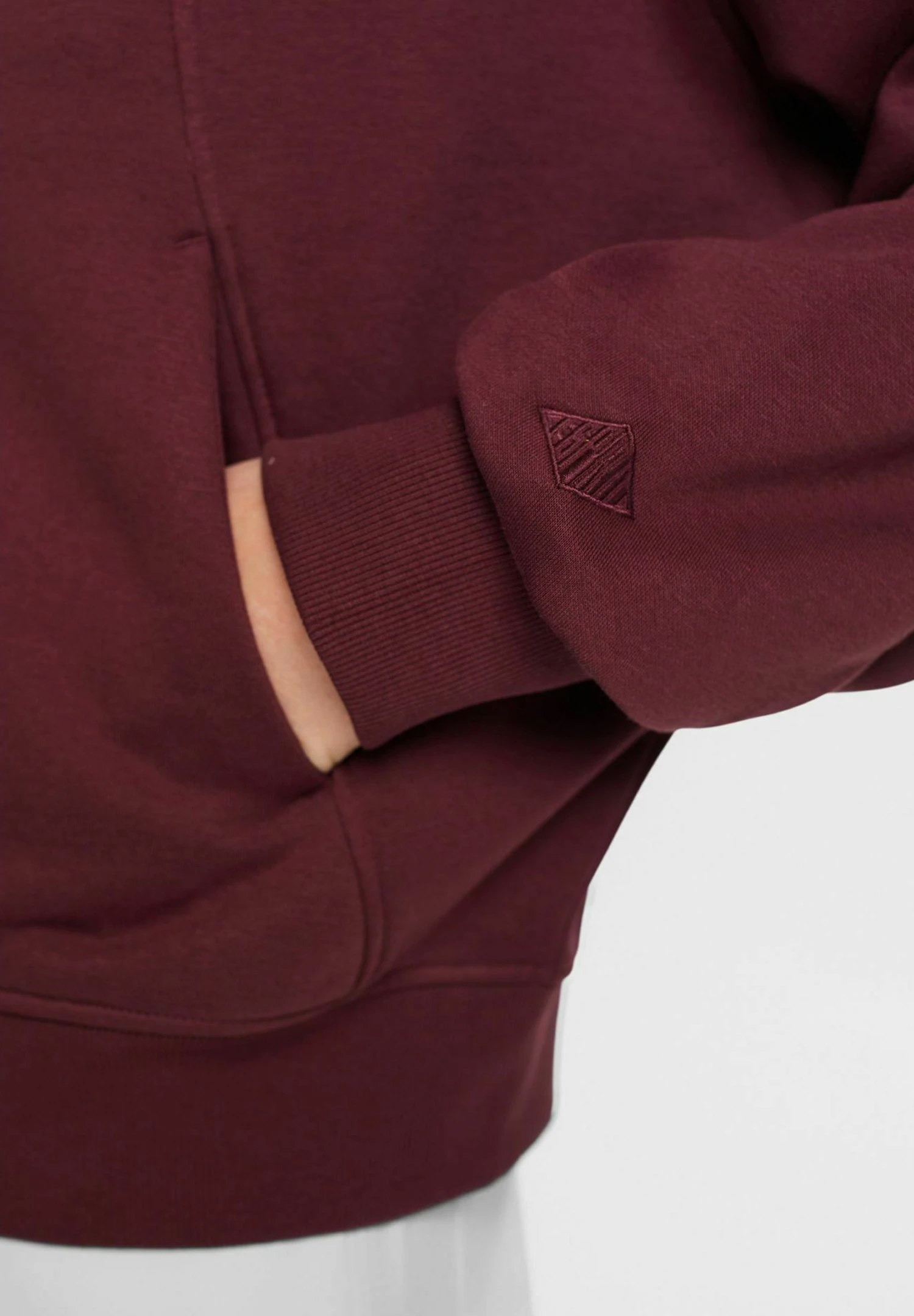 Edc By Esprit Sweater Met Rits - Aubergine 4 Edc By Esprit Sweater Met Rits - Aubergine - Afbeelding 4