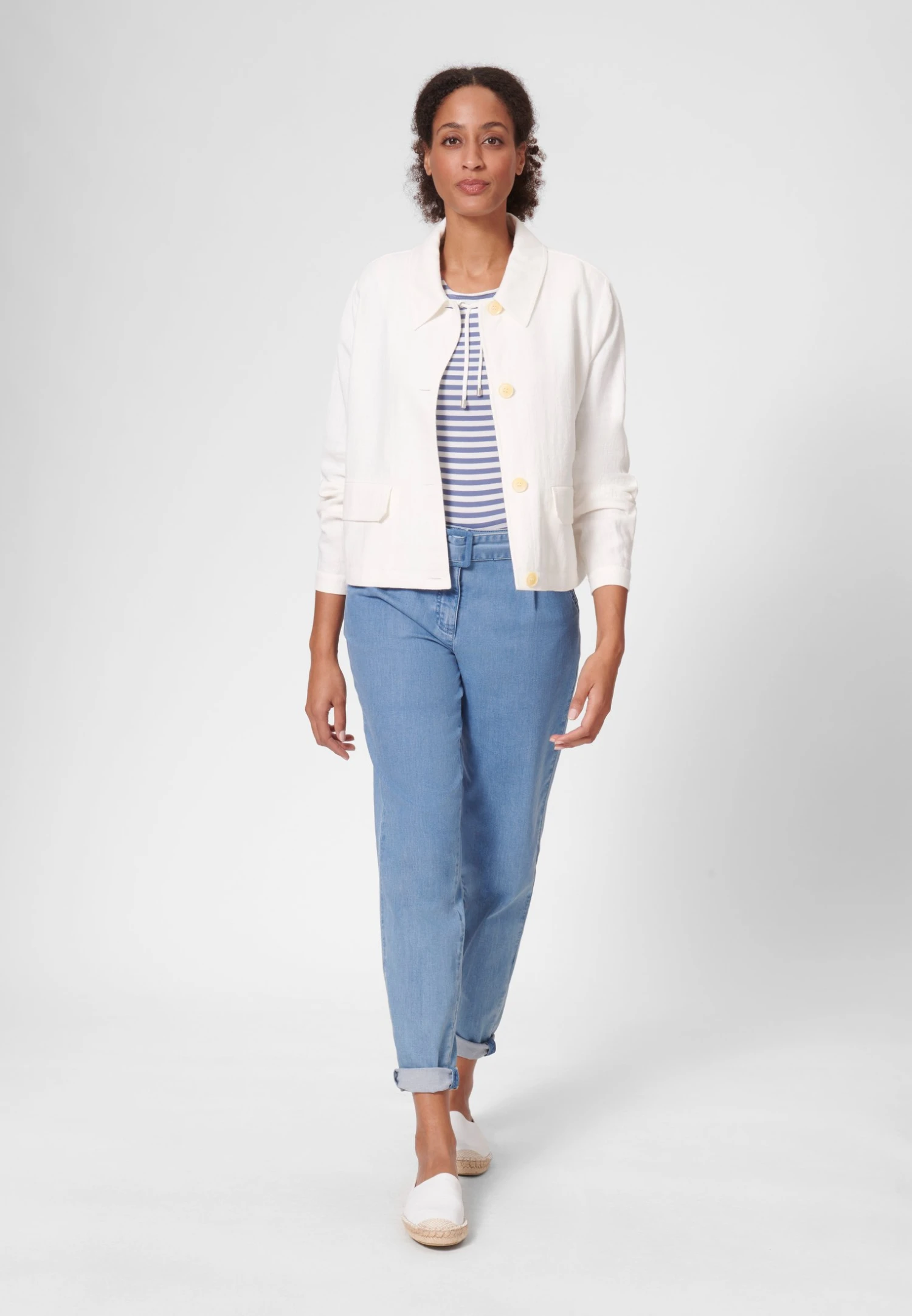 Lichte Jas - Wollweiß 2 Lichte Jas - Wollweiß - Afbeelding 2