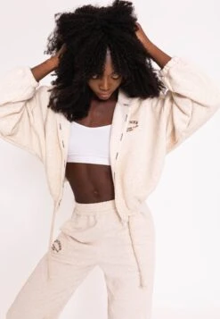 Elite - Sweater Met Rits - Ecru Melange -Tamaris Verkoopwinkel 231cc92813fe4130b1c1fdbd08f53180