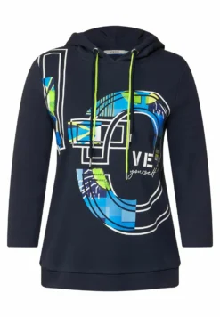 Cecil Hoodie - Blau -Tamaris Verkoopwinkel 23a65833eec24e8ba8d1ff01f5c82920