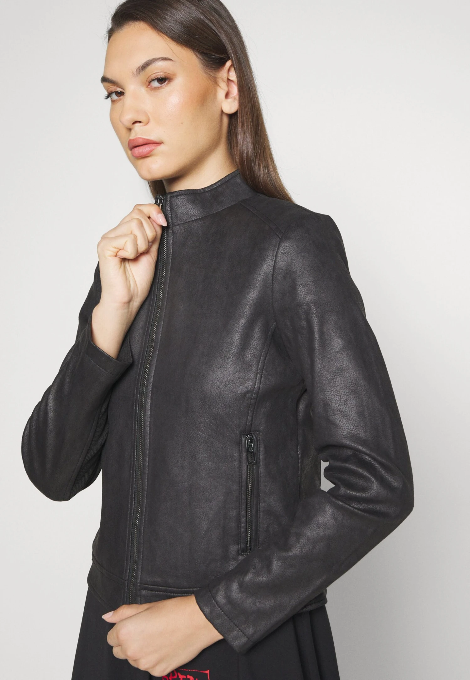 Desigual Jacket Toronto - Imitatieleren Jas - Black 6 Desigual Jacket Toronto - Imitatieleren Jas - Black - Afbeelding 6