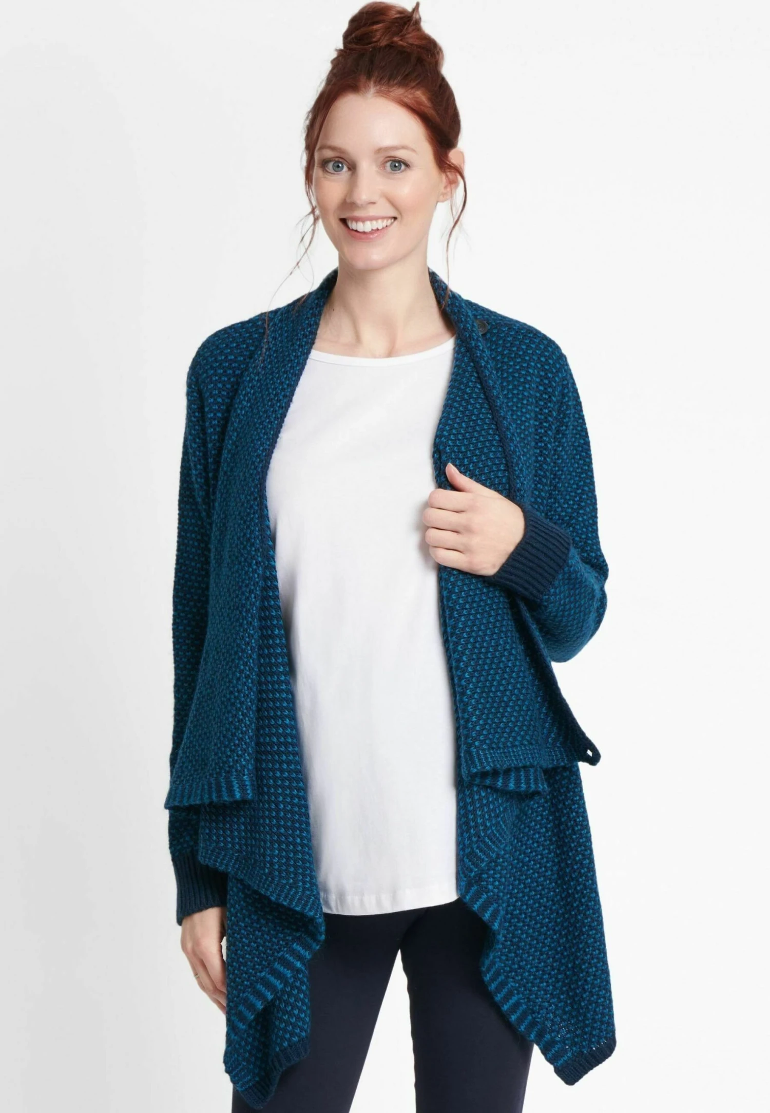 Jojo Maman Bebe Drape Standard - Vest - Teal 2 Jojo Maman Bebe Drape Standard - Vest - Teal - Afbeelding 2