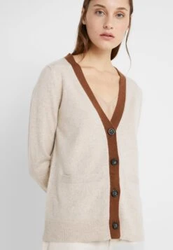 Classic Cardigan - Vest - Oatmeal/Deep Camel -Tamaris Verkoopwinkel 29d0c8b6f821425bbacb0e05a1449c39