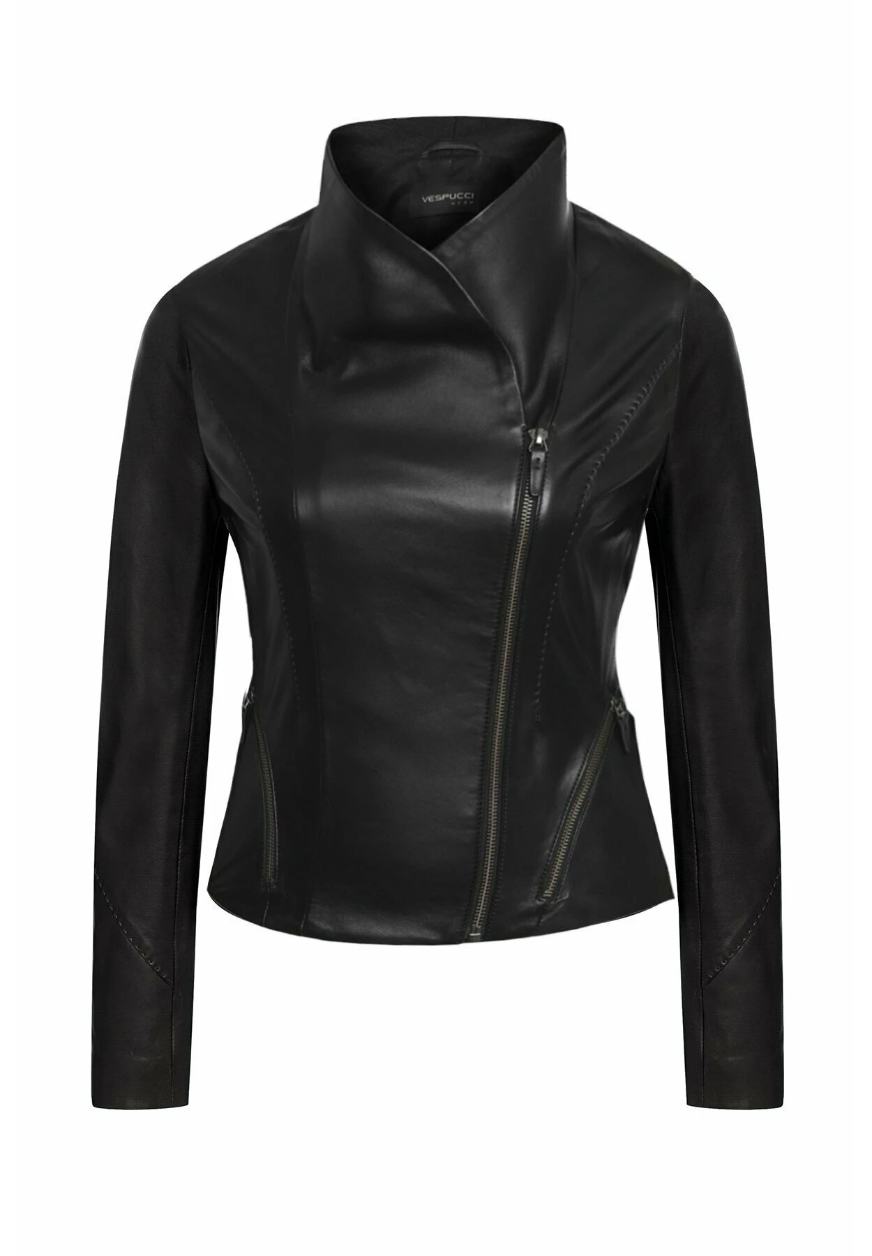 Claire - Leren Jas - Black 6 Claire - Leren Jas - Black - Afbeelding 6