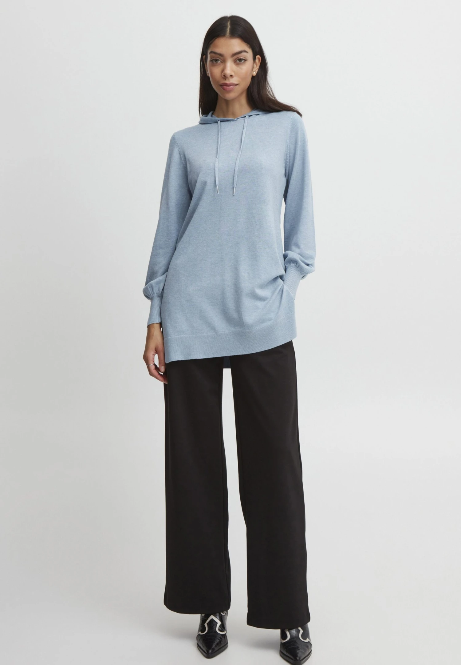 B.young Bymmpimbah - Hoodie - Blue Bell Melange 2 B.young Bymmpimbah - Hoodie - Blue Bell Melange - Afbeelding 2