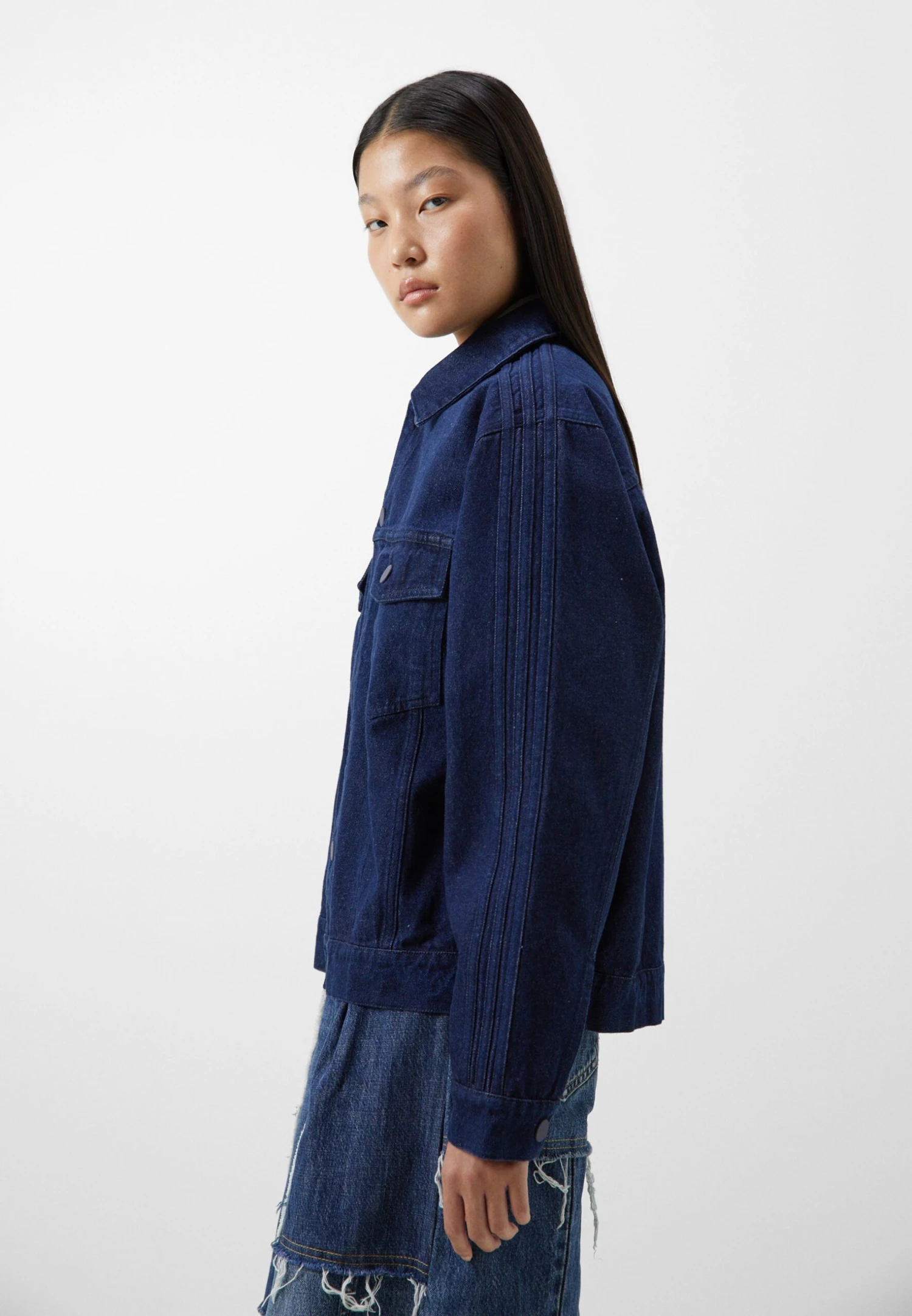 Adidas Originals X Ksenia Schnaider Jacket - Spijkerjas - Indigo Denim 4 Adidas Originals X Ksenia Schnaider Jacket - Spijkerjas - Indigo Denim - Afbeelding 4