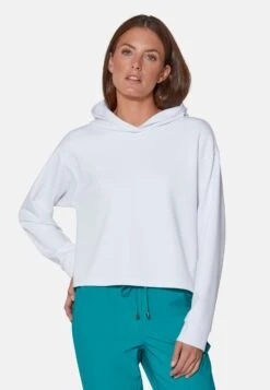 In Lässiger Boxy-Form - Hoodie - Weiß