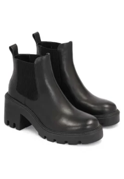 Kazar Ever - Enkellaarsjes Met Plateauzool - Black -Tamaris Verkoopwinkel 41691358059c4f4ebe31cbe2e6ca95ad