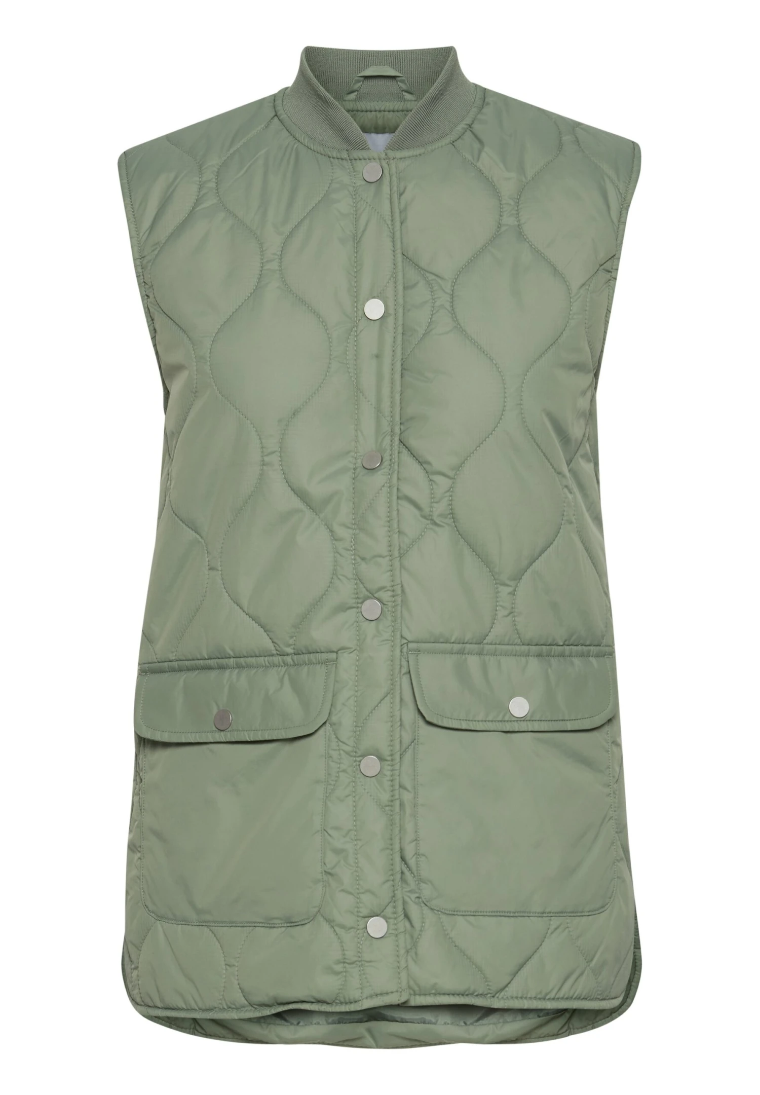 B.young Bycanna Waistcoat- Bodywarmer - Hedge Green 1 B.young Bycanna Waistcoat- Bodywarmer - Hedge Green