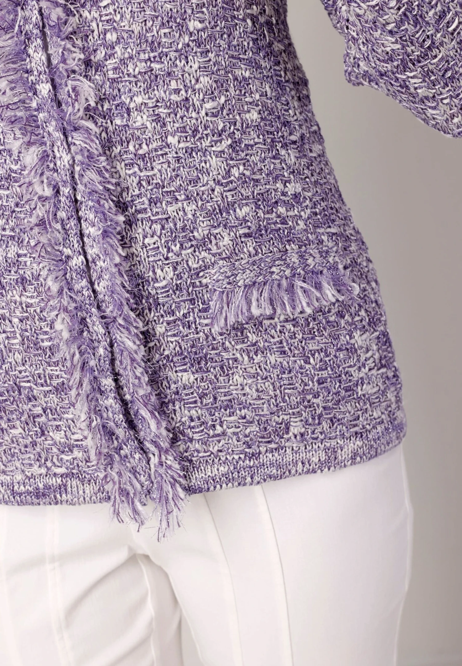 Vest - Dunkellila/Weiß 11 Vest - Dunkellila/Weiß - Afbeelding 11