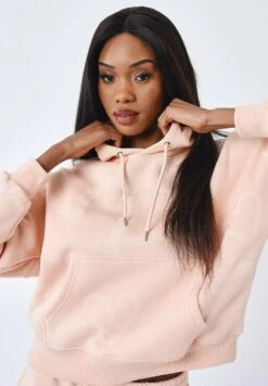 À All Over Cœur - Hoodie - Pêche -Tamaris Verkoopwinkel 47098e56911542c6a979cbca336e5b0d