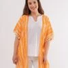 October Poncho - Orange