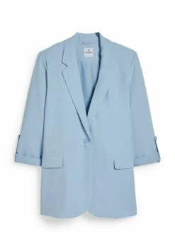 Halflange Jas - Light Blue