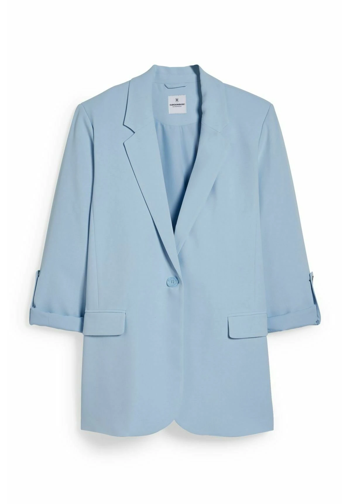 Halflange Jas - Light Blue 1 Halflange Jas - Light Blue