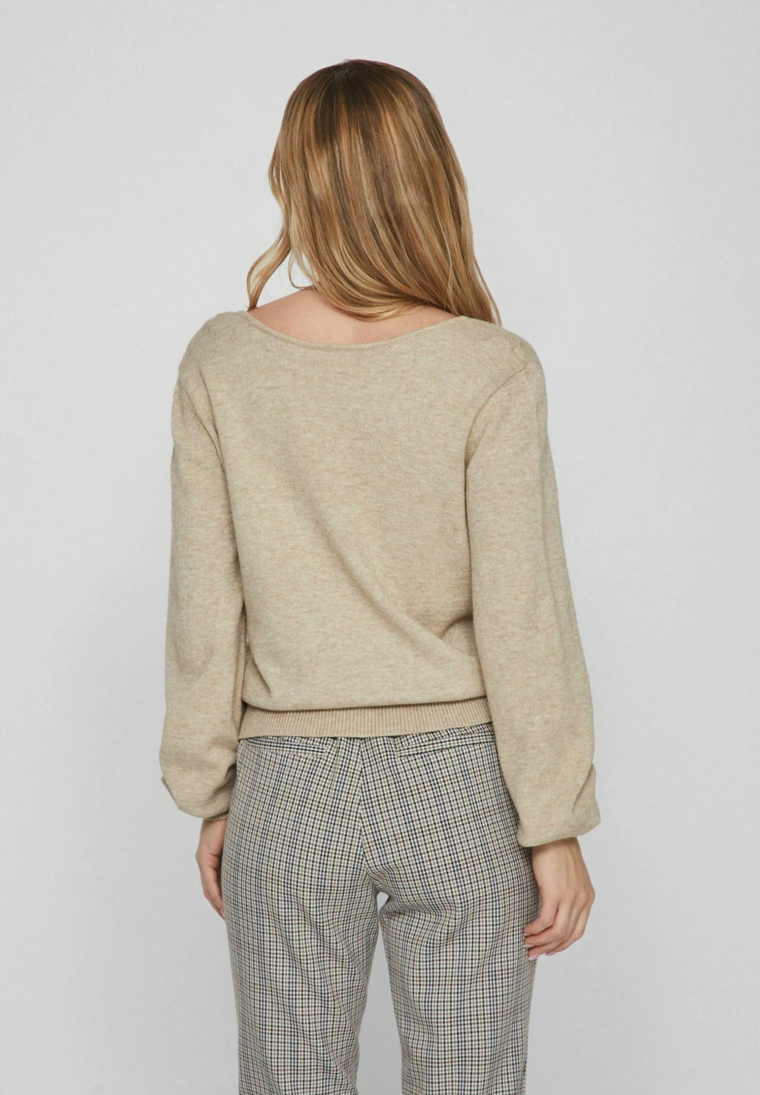 Vila Wendbarer - Trui - Natural Melange 3 Vila Wendbarer - Trui - Natural Melange - Afbeelding 3