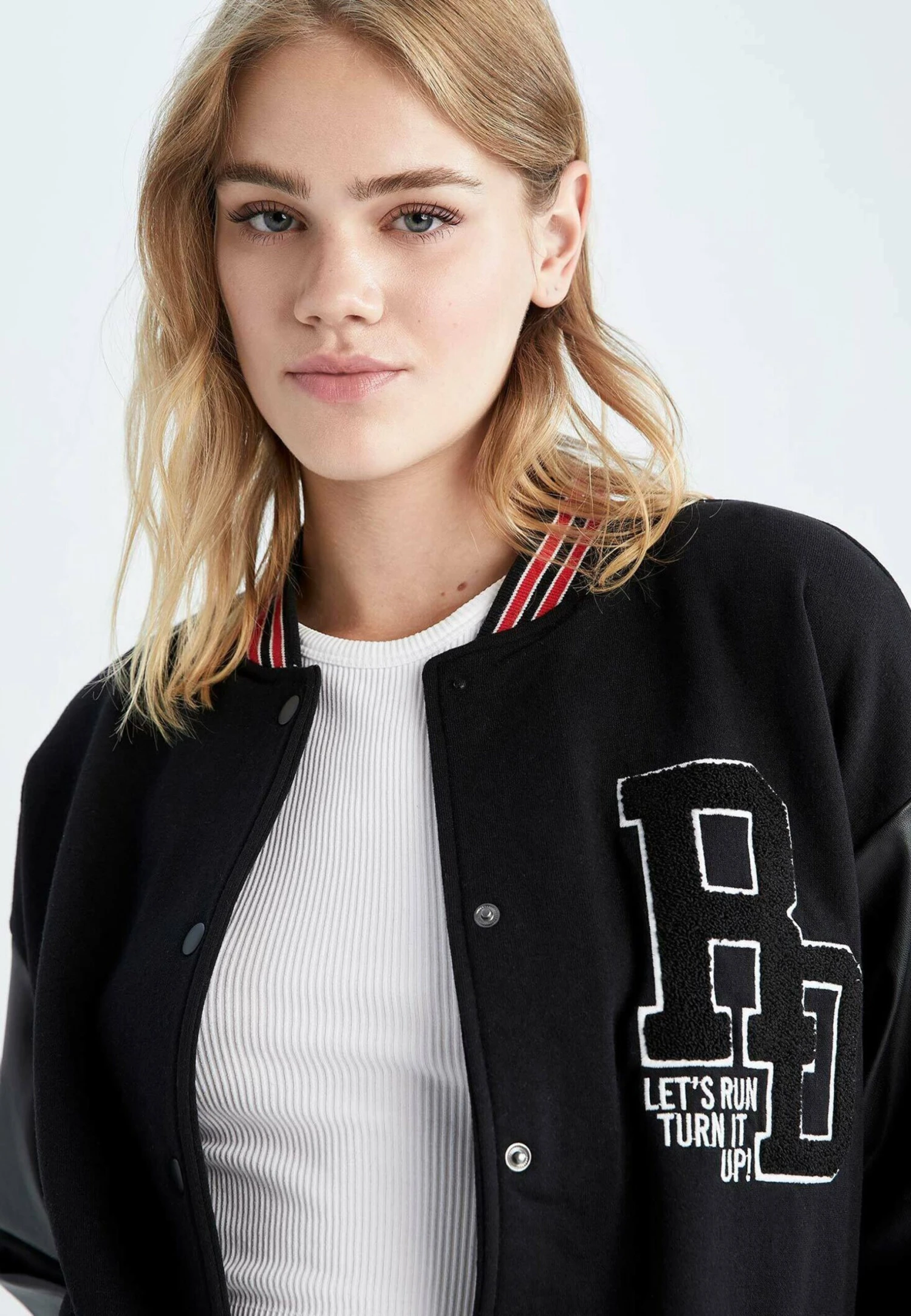 DeFacto Bomberjacks - Black 4 DeFacto Bomberjacks - Black - Afbeelding 4