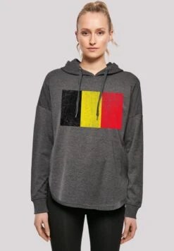 F4NT4STIC Belgien Flagge - Hoodie - Charcoal