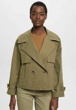 ESPRIT Zweireihiger - Lichte Jas - Khaki Green