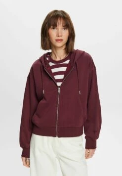 Edc By Esprit Sweater Met Rits - Aubergine