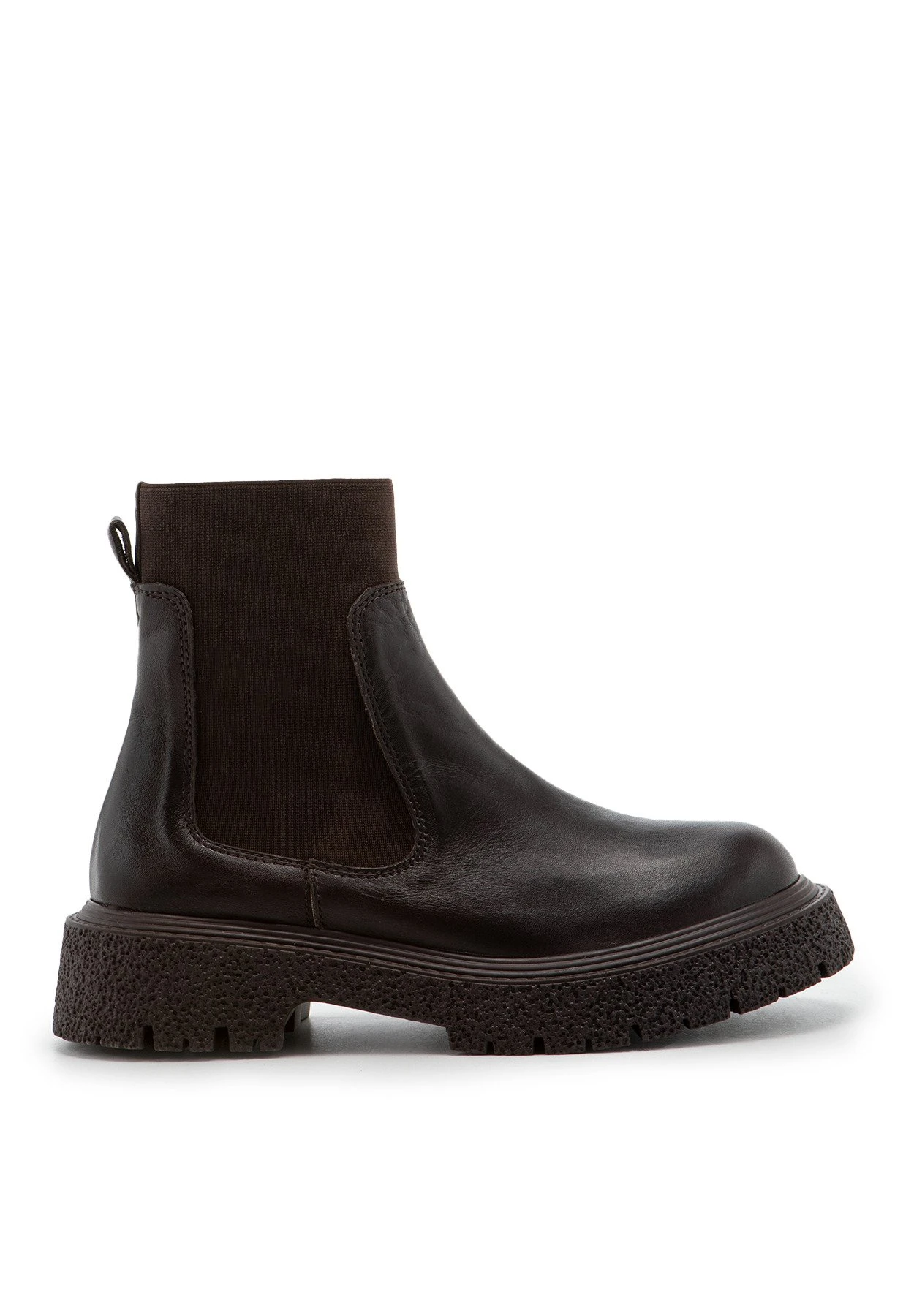 Ciara - Enkellaarsjes Met Plateauzool - Dark Brown 6 Ciara - Enkellaarsjes Met Plateauzool - Dark Brown - Afbeelding 6