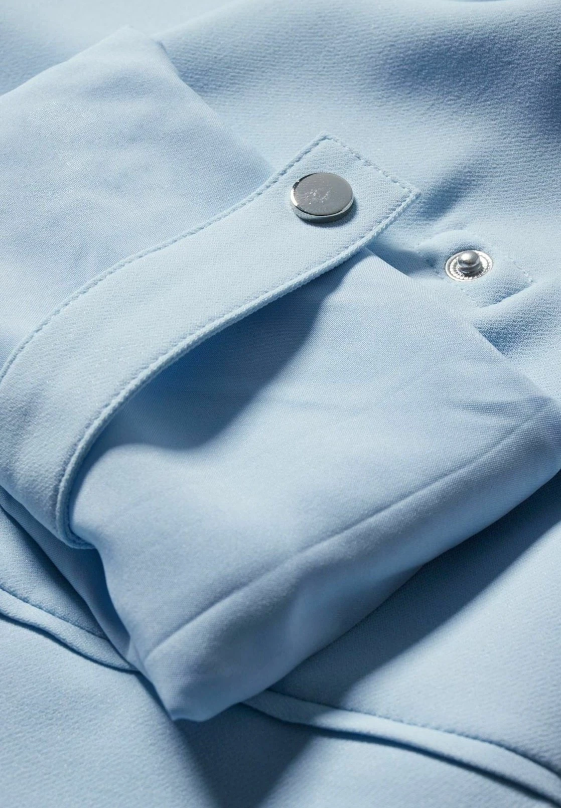 Halflange Jas - Light Blue 3 Halflange Jas - Light Blue - Afbeelding 3