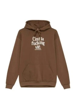 Kaotiko C'Est La Vie Brown - Hoodie - Braun -Tamaris Verkoopwinkel 5d711b163d504f60a6442db857d1763b