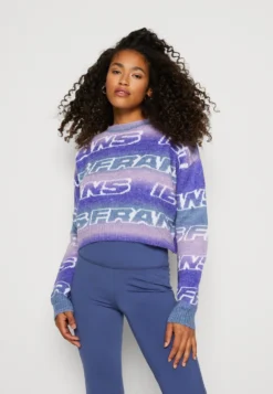 Iets Frans... Cropped Jumper - Trui - Purple