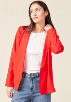 Gerade Geschnittene- Blazer - Rose/Fushia -Tamaris Verkoopwinkel 5fd4ea0986f04c21a8a425e5d71975f9