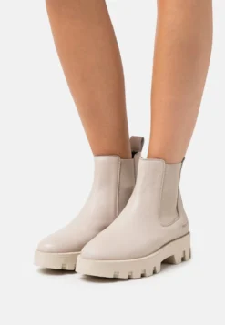 Marc O'Polo Pilar - Enkellaarsjes Met Plateauzool - Light Taupe