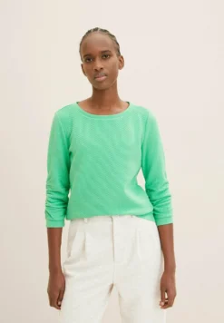 TOM TAILOR Denim Structured - Sweater - Strong Green