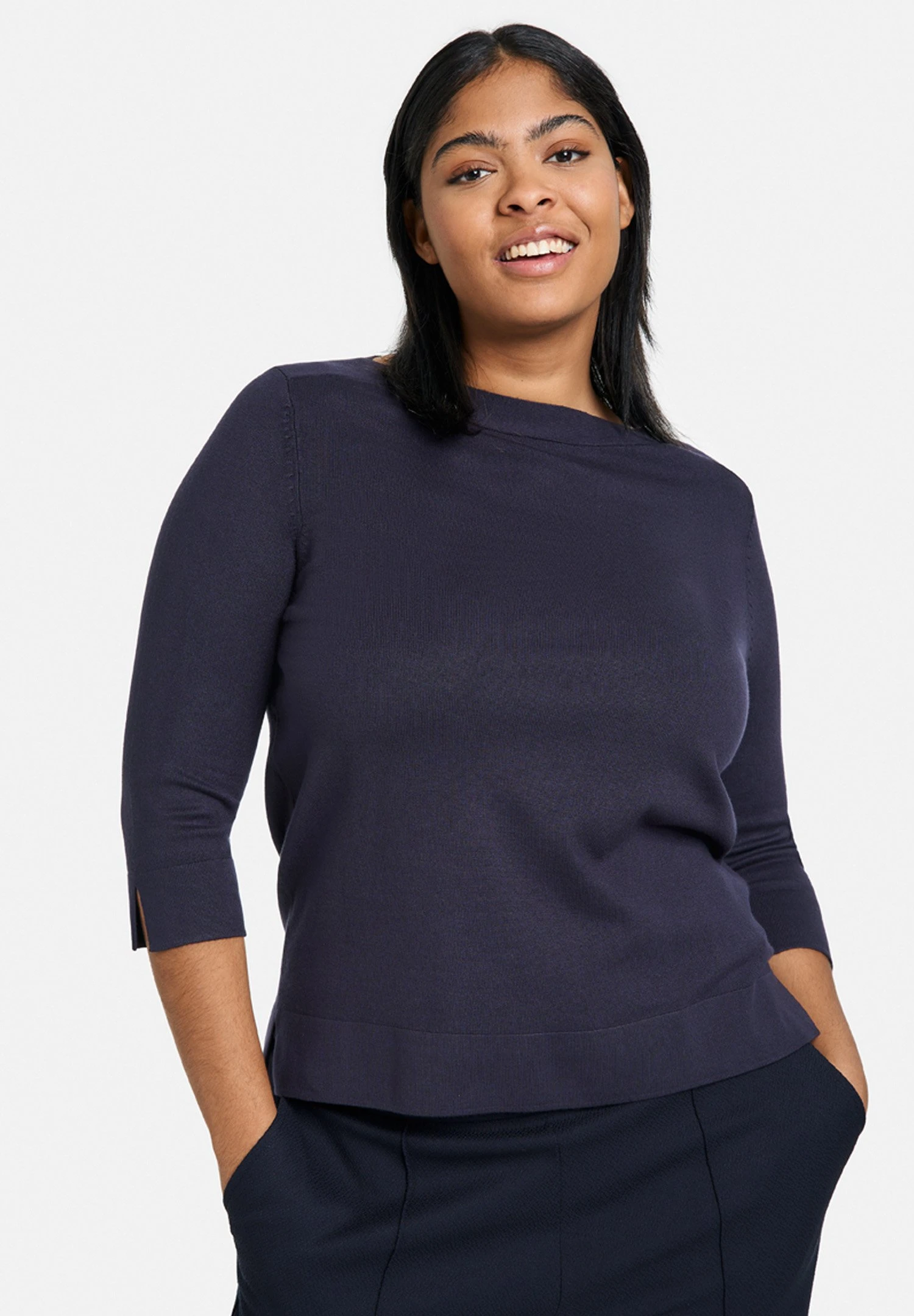 3/4 Arm- Trui - Navy 1 3/4 Arm- Trui - Navy