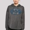 F4NT4STIC Dc Comics Batman Japanese Logo - Hoodie - Charcoal